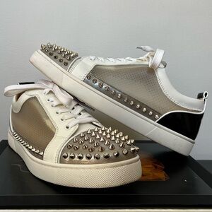 Rare clear spiked Louboutin sneaker